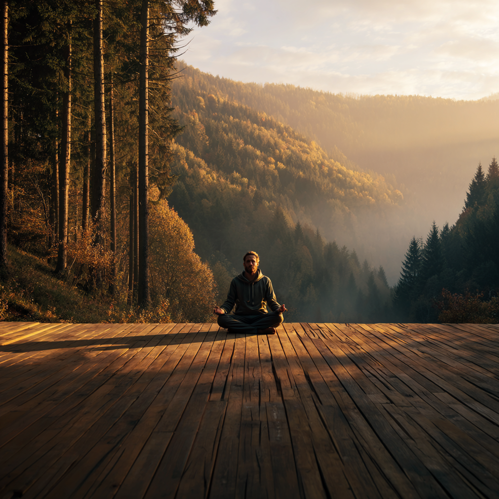 Jóga stúdió belső tere